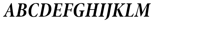 Minion Bold Condensed Italic Subhead Font UPPERCASE
