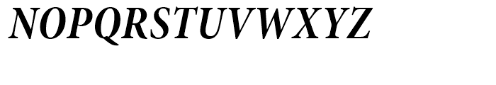 Minion Bold Condensed Italic Subhead Font UPPERCASE