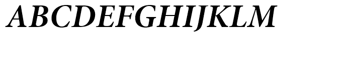 Minion Bold Italic Subhead Font UPPERCASE
