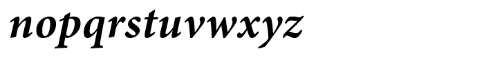 Minion Bold Italic Font LOWERCASE