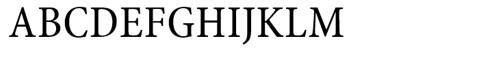 Minion Condensed Caption Regular Font UPPERCASE