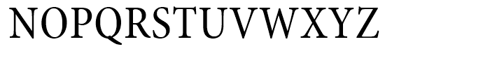 Minion Condensed Regular Font UPPERCASE