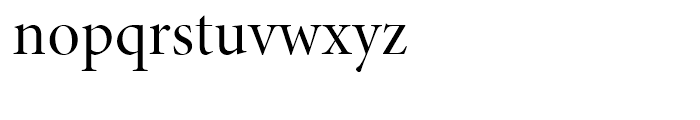 Minion Display Regular Font LOWERCASE