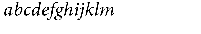 Minion Italic Caption Font LOWERCASE