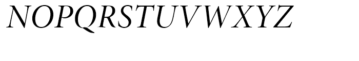 Minion Italic Display Font UPPERCASE