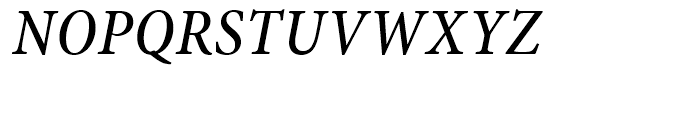 Minion Medium Condensed Italic Caption Font UPPERCASE