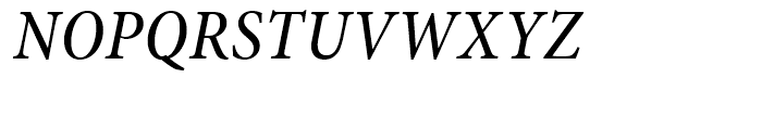 Minion Medium Condensed Italic Font UPPERCASE