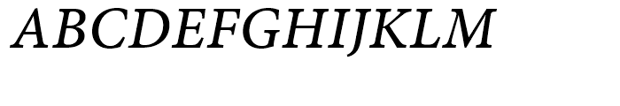 Minion Medium Italic Caption Font UPPERCASE
