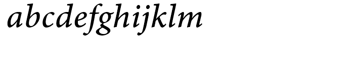 Minion Medium Italic Caption Font LOWERCASE