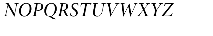 Minion Medium Italic Display Font UPPERCASE