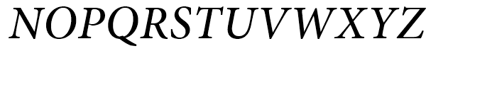 Minion Medium Italic Font UPPERCASE