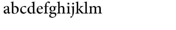 Minion Medium Font LOWERCASE
