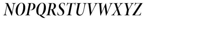 Minion SemiBold Condensed Italic Display Font UPPERCASE