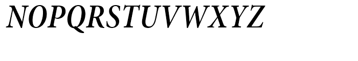 Minion SemiBold Condensed Italic Subhead Font UPPERCASE
