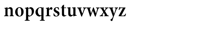 Minion SemiBold Condensed Font LOWERCASE