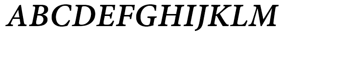 Minion SemiBold Italic Caption Font UPPERCASE