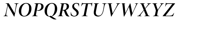 Minion SemiBold Italic Display Font UPPERCASE