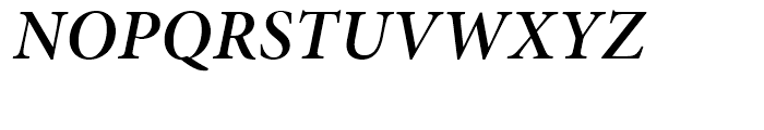 Minion SemiBold Italic Subhead Font UPPERCASE