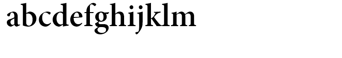 Minion SemiBold Subhead Font LOWERCASE