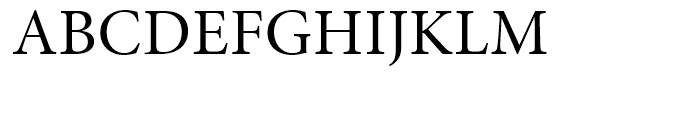 Minion Subhead Regular Font UPPERCASE
