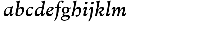 Minister Book Italic Font LOWERCASE