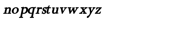 Minutia Bold Italic Font LOWERCASE