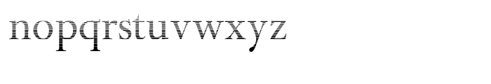 Minutia Fade Font LOWERCASE