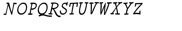 Minya Nouvelle Regular Italic Font UPPERCASE