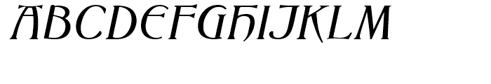 Miracolo Bold Italic Font UPPERCASE