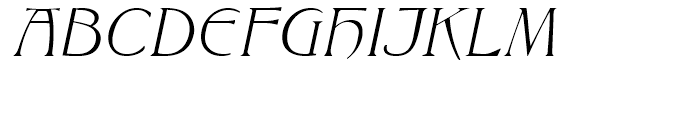 Miracolo Italic Font UPPERCASE