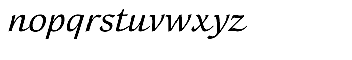 Mirandolina Calligraphic One Font LOWERCASE