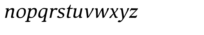 Mirandolina Italic Font LOWERCASE