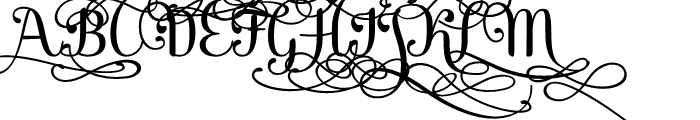 Mishka Regular Font UPPERCASE