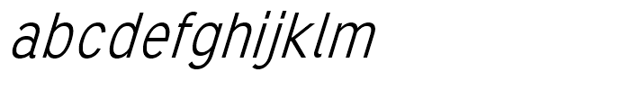 Mixolydian Light Italic Font LOWERCASE