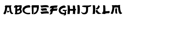 Miyama Regular Font UPPERCASE