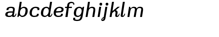 Mizar Grotesk Regular Italic Font LOWERCASE