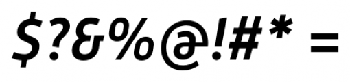 Mic 32 New Medium Italic Font OTHER CHARS