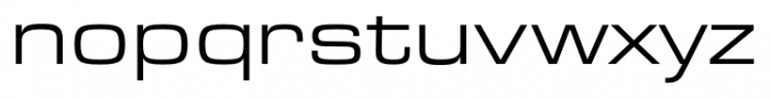 MicroSquare Extended Font LOWERCASE