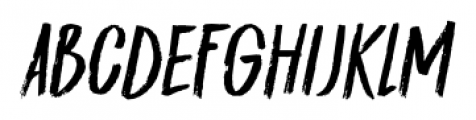 Midnight Chalker Italic Font UPPERCASE