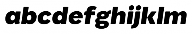 Migrena Grotesque Bold Italic Font LOWERCASE