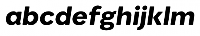Migrena Grotesque Semi Bold Italic Font LOWERCASE