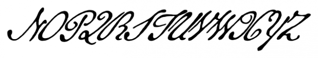 Military Scribe Regular Font UPPERCASE