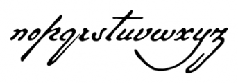 Military Scribe Regular Font LOWERCASE