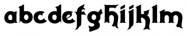 Milligan Regular Font LOWERCASE