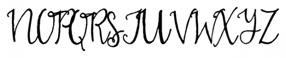 Milly Regular Font UPPERCASE