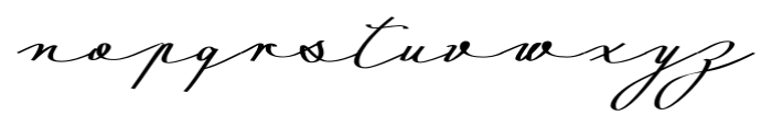 Mina Calligraphic  Bold Font LOWERCASE