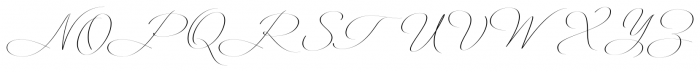 Mina Calligraphic Light Font UPPERCASE