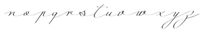 Mina Calligraphic Light Font LOWERCASE
