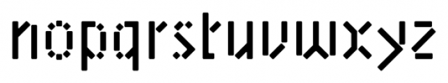 Mineral Blunt Font LOWERCASE