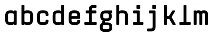 Mingray Mono Regular Font LOWERCASE